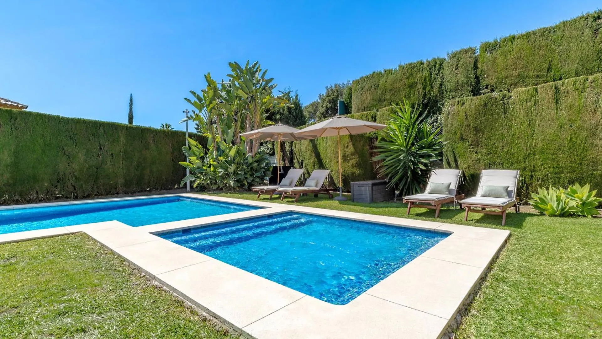 Vacation Marbella I Villa Birkin, Heated Pool, Andalusian Style, Gym, Cine, Golf Valley, 6 Min Puerto Banus